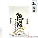 米袋 雲龍和紙 フレブレス 魚沼産こしひかり 匠 3kg 【1ケース(500枚)】・【100枚 】 MK-0810