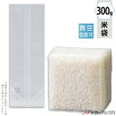 米袋 ラミ 真空小袋ガゼット 透明 300g用(2合) 【1ケース(500枚)】・【100枚 】 VGN-200