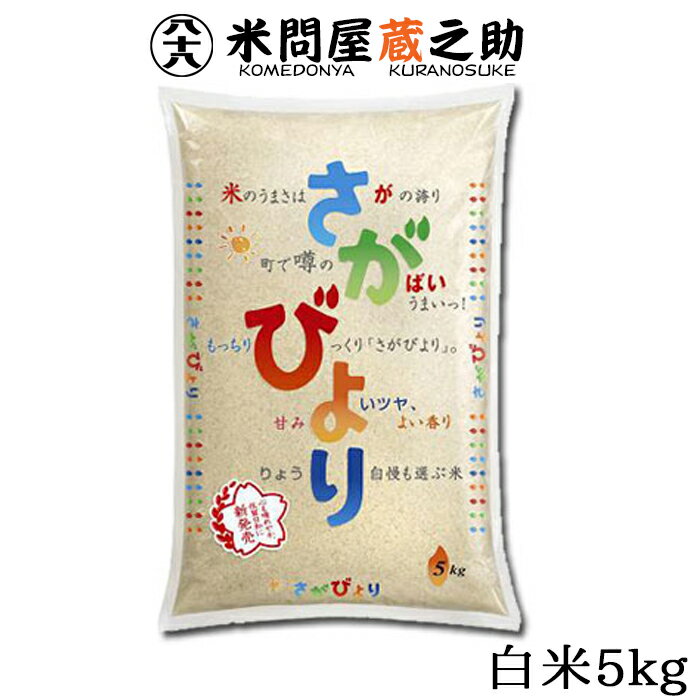 佐賀産 さがびより 5年産 白米 5kg 特A ランク米 送料無料（一部地域を除く）/佐賀県産/佐賀びより/のサムネイル