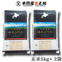 【玄米】 北海道 ゆめぴりか 10kg （5kg×2袋） 令和3年産 1等米 送料無料 （一部地域除く） 精米無料/3分搗き/5分搗き/7分搗き/白米/分搗き/米