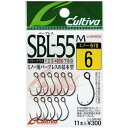 【5/6は定休日です】【メール便可】カルティバ シングル55Mバーブレス SBL-55M