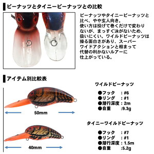 【メール便可】ダイワタイニーワイルドピーナッツ