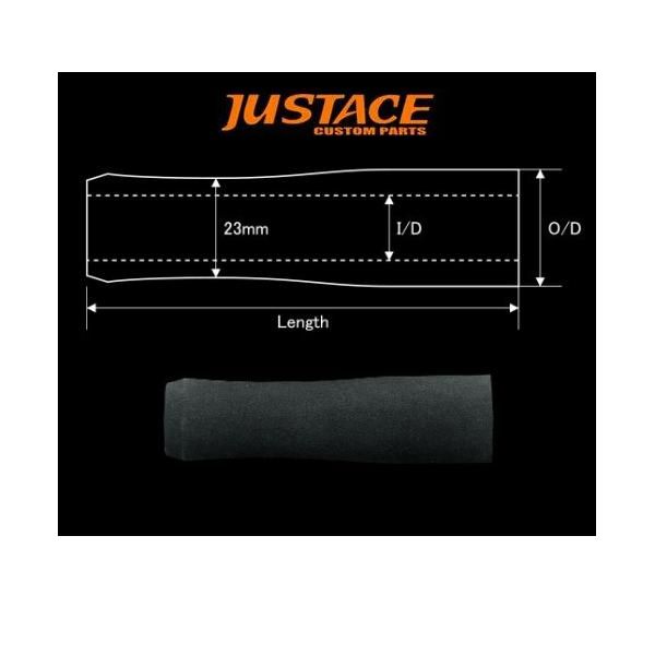 【メール便可】Justace(ジャストエース)　シェイプドリアグリップ　TRG27-08EBK15B　＃00607のサムネイル
