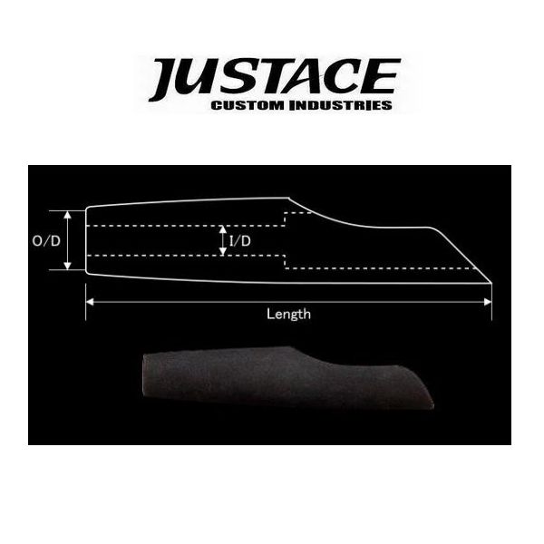 【メール便可】Justace(ジャストエース) FujiリールシートVSS-SD16 17用グリップ VTFG16-11EBK08 00921