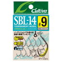 【メール便可】カルティバ シングル14 バーブレス SBL-14