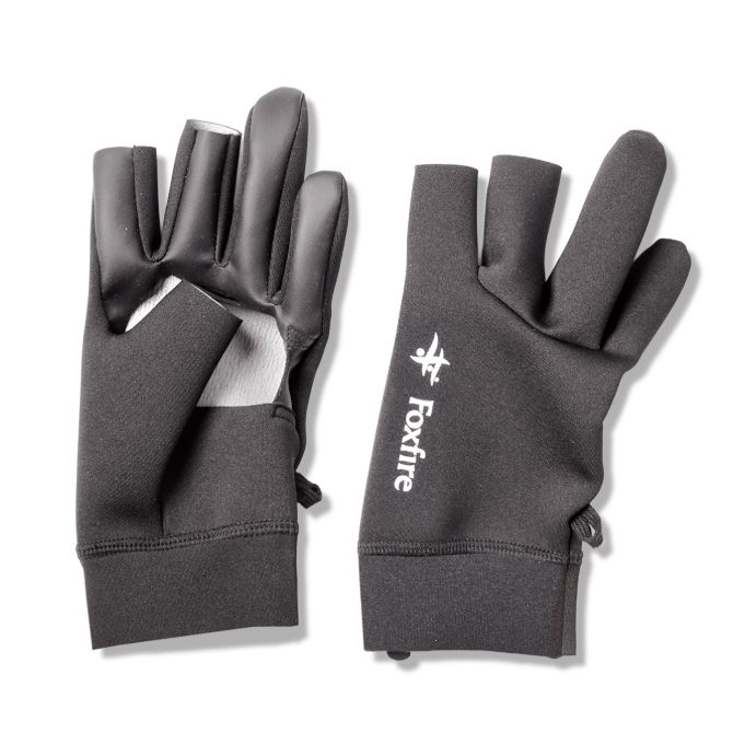 【お買い物マラソンP10倍】【メール便可】フォックスファイヤー　クロロプレンフィンガーレスグラブ　ブラック　5020537