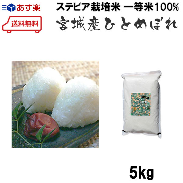 お米 平成 30年産　新米 一等米 100% 宮城県産 ひとめぼれ 5kg【 送料無...