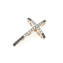 イーノス クロス ダイヤモンド ペンダント 0.16CT【中古】