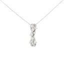 K18WG ダイヤモンド ネックレス 0.28CT【中古】