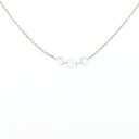 K18WG ダイヤモンド ネックレス 0.25CT【中古】