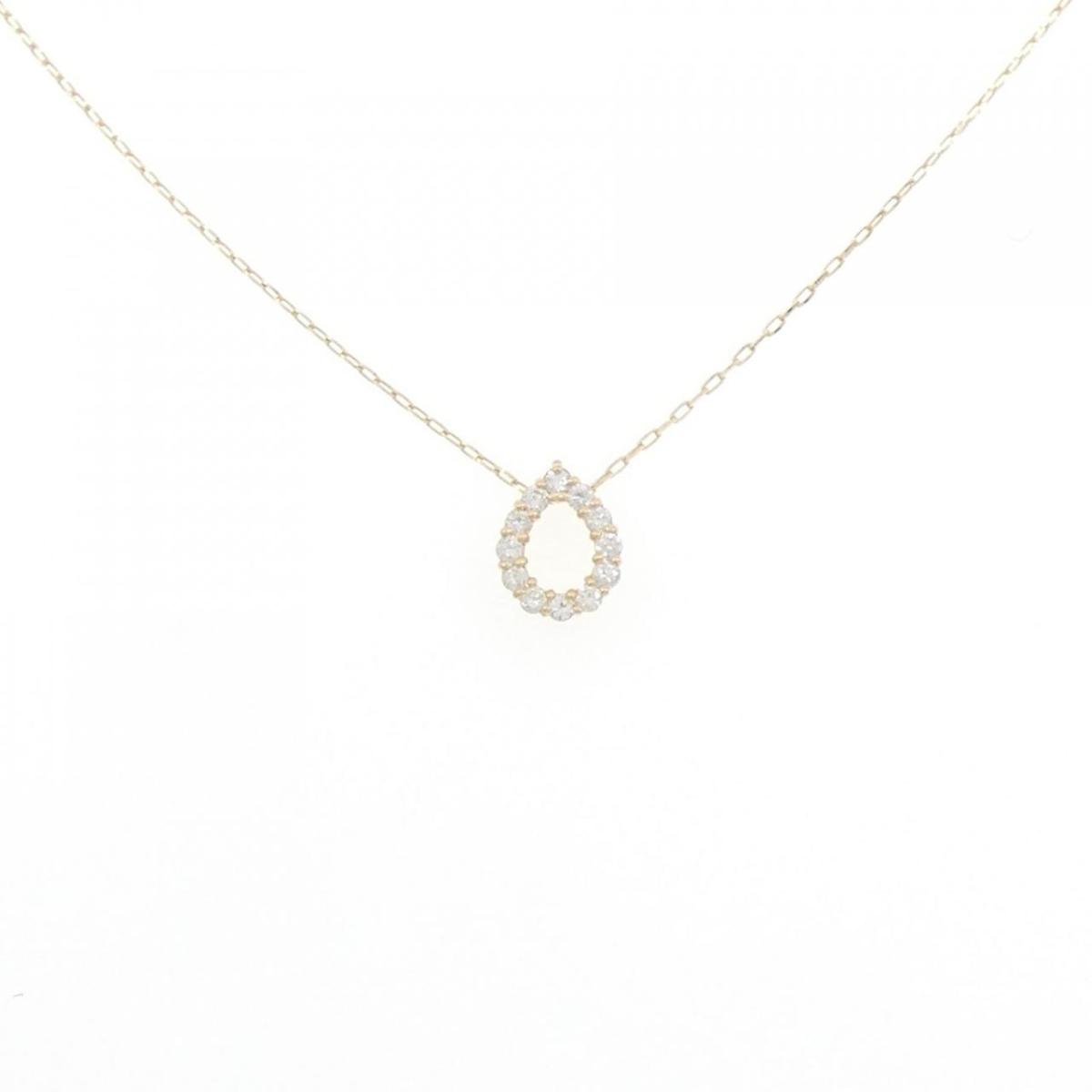 【KOMEHYO】 【リメイク】K18YG ダイヤモンド ネックレス 0.10CT【中古】 【コメ兵】(4)