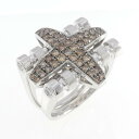 イーノス ダイヤモンド クロス リング 1.12CT【中古】
