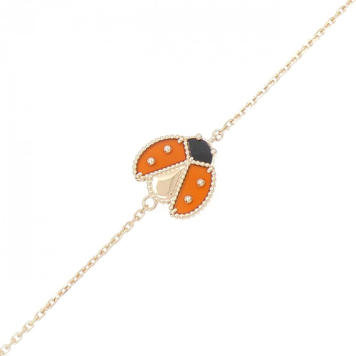 ヴァンクリーフ&アーペル ラッキー スプリング オープンウィング レディバグ ブレスレット【中古】