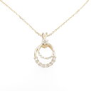 K18PG ダイヤモンド ネックレス 0.62CT【中古】