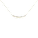 K18YG ダイヤモンド ネックレス 0.20CT【中古】