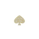 ビジュードエム トランプ スペード ピアス 0.16CT 片耳【中古】