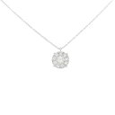 K18WG ダイヤモンド ネックレス 0.22CT【中古】