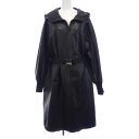 プラダ PRADA レザーコート【中古】