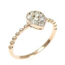 K18PG ダイヤモンド リング 0.26CT【中古】
