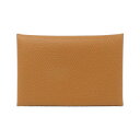 エルメス カルヴィ 044164CK カードケース【中古】