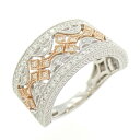 PT/K18PG ダイヤモンド リング 0.50CT【中古】