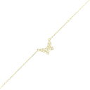 アーカー バタフライパヴェ ブレスレット 0.06CT【中古】
