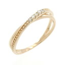 K18PG ダイヤモンド リング 0.05CT【中古】(4)
