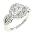 ハリーウィンストン リリークラスター リング 0.71CT F VVS1 3EXT【中古】