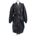 プラダ PRADA レザーコート【中古】