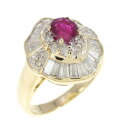 K18YG ルビー リング 0.45CT【中古】