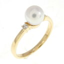K18YG アコヤパール リング 5.6mm【中古】