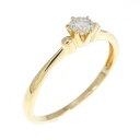 K18YG ダイヤモンド リング 0.18CT【中古】