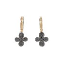 【KOMEHYO】 750PG/750YG ダイヤモンド ピアス【中古】 【コメ兵】