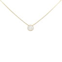K18PG ソリティア ダイヤモンド ネックレス 0.361CT【中古】