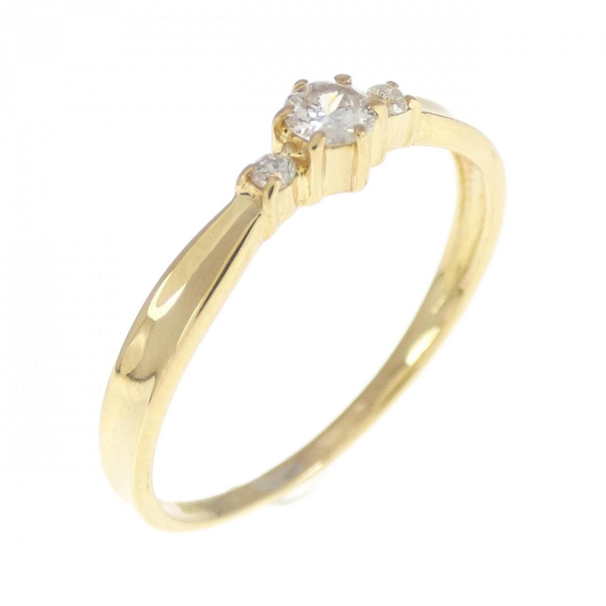 【KOMEHYO】 K18YG ダイヤモンド リング 0.1CT【中古】 【コメ兵】(4)