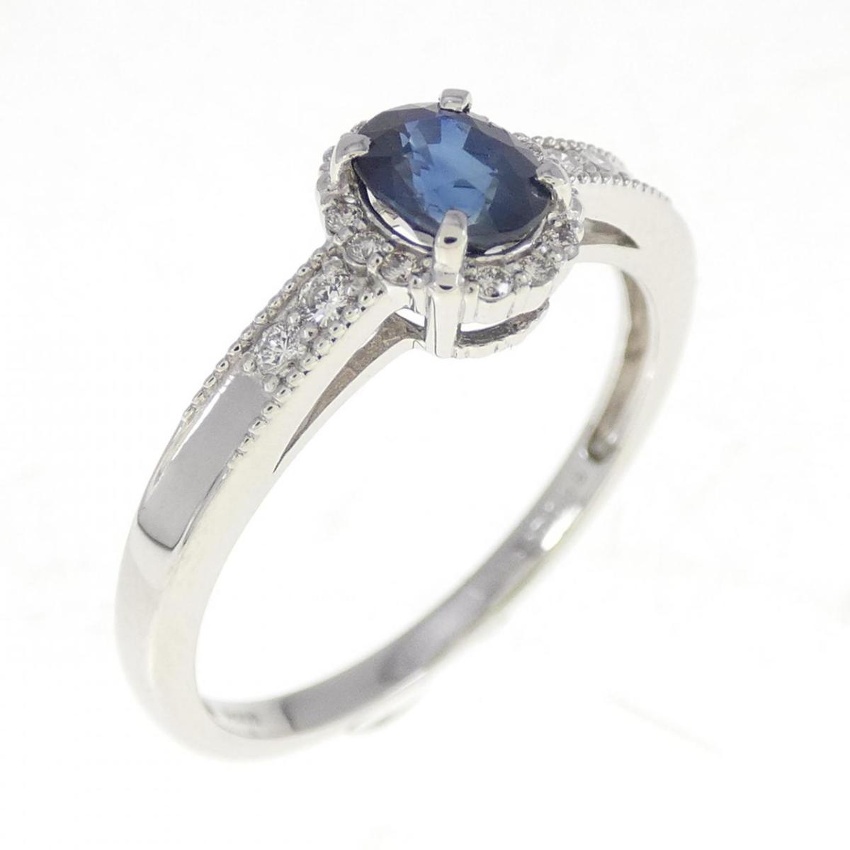 【KOMEHYO】 PT サファイヤ リング 0.50CT【中古】 【コメ兵】