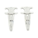 セリーヌ トリオンフ スナップ クリップ 46Z656SLB ヘアークリップ【中古】