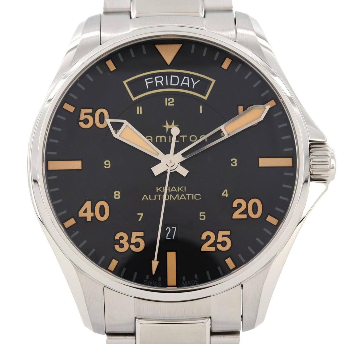 【新品】ハミルトン カーキアビエーション H646450/H64645131 SS 自動巻【新品】