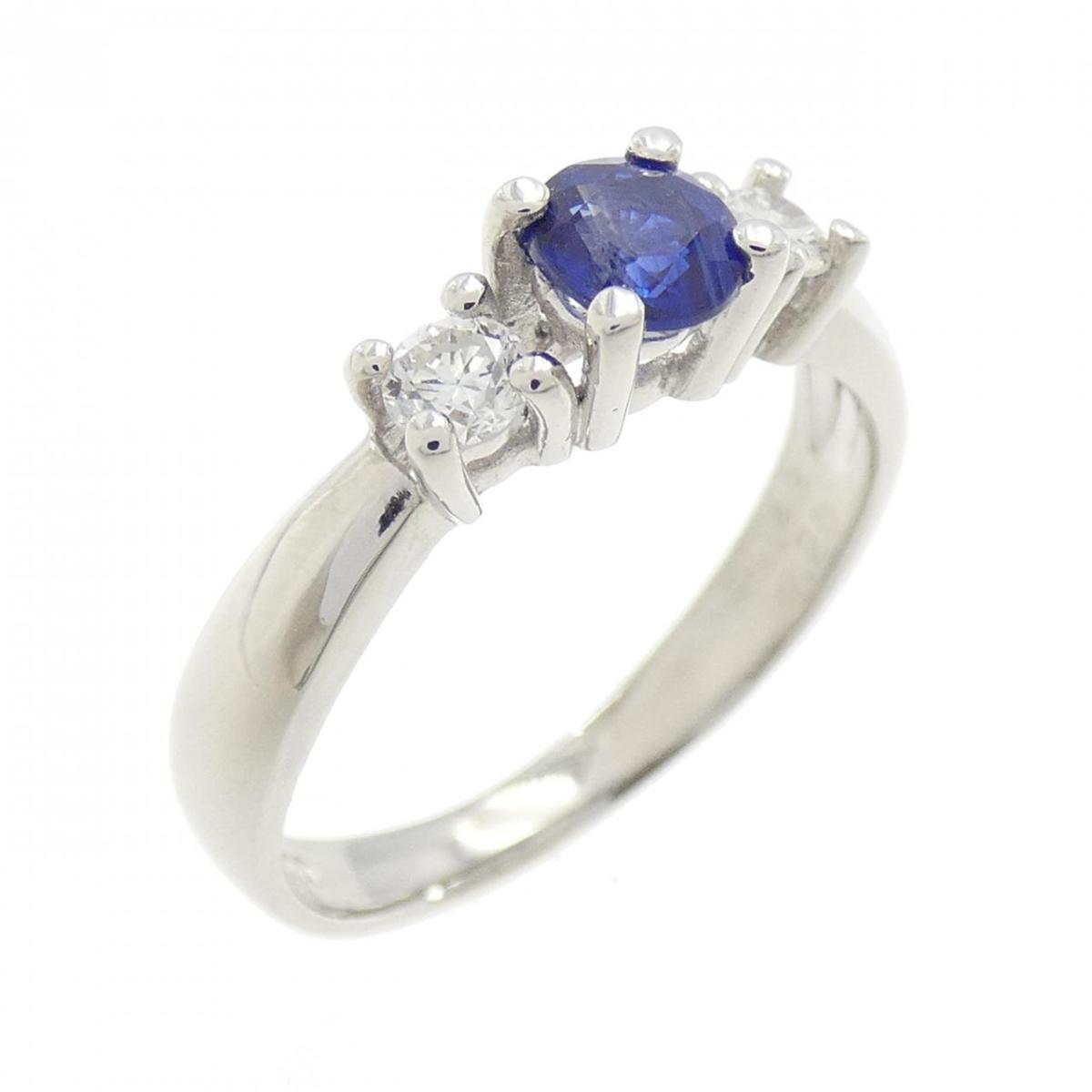 【KOMEHYO】 PT サファイヤ リング 0.43CT【中古】 【コメ兵】