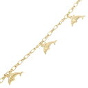ウノアエレ 750YG ドルフィン ブレスレット【中古】