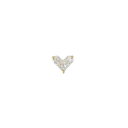 スタージュエリー ミステリアスハート ピアス 0.15CT 片耳【中古】