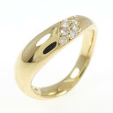 K18YG ダイヤモンド リング 0.10CT【中古】