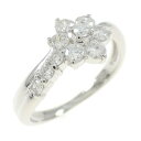 PT フラワー ダイヤモンド リング 0.50CT【中古】(4)
