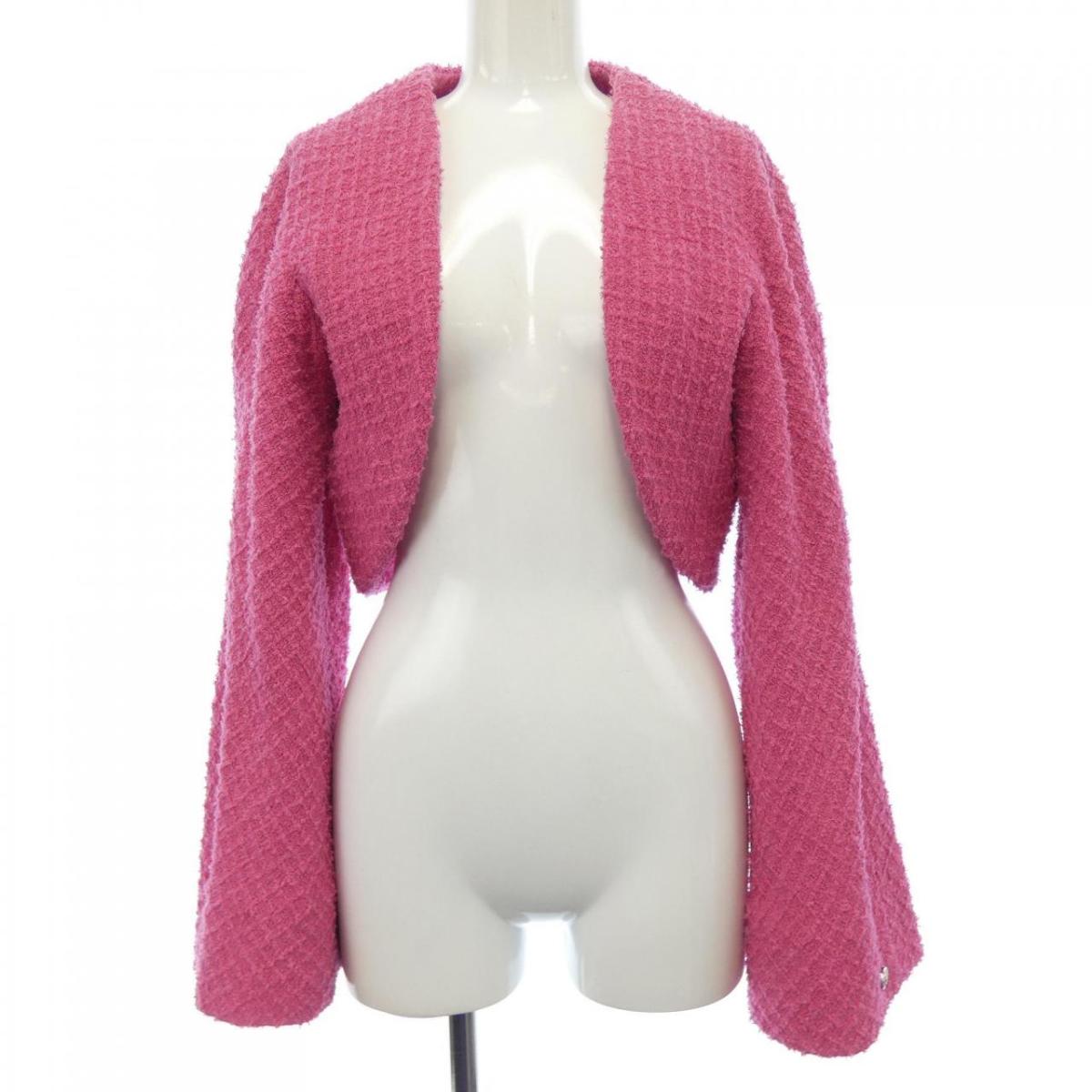 【KOMEHYO】 シャネル CHANEL ノーカラージャケット【中古】 【コメ兵】