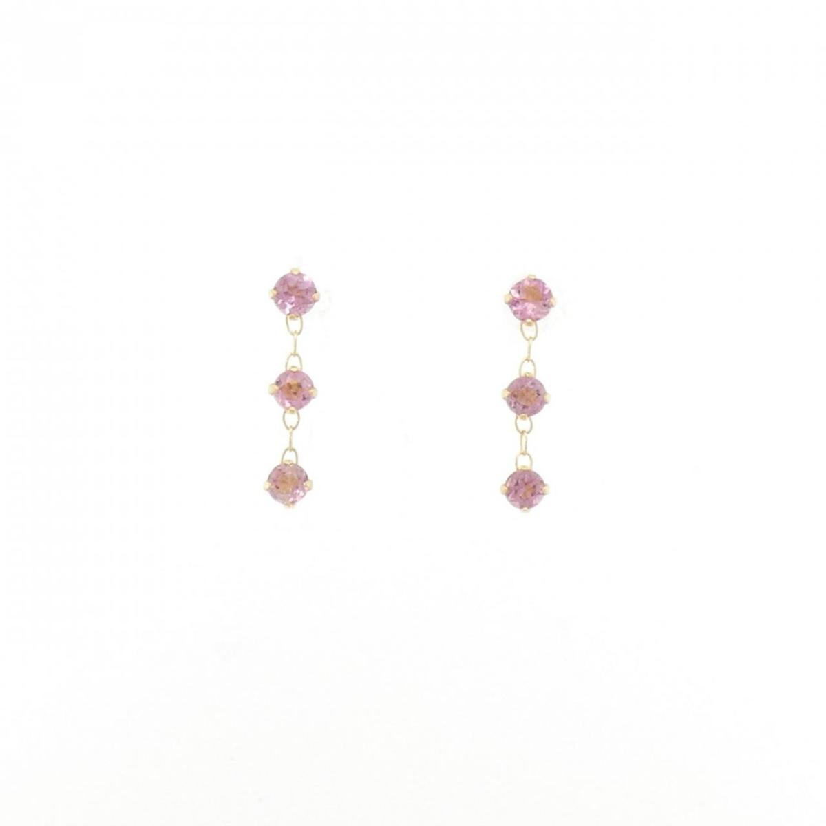 K18YGトルマリンピアス