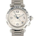 カルティエ パシャC GMT W31029M7 SS 自動巻【中古】