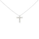 PT クロス ダイヤモンド ネックレス 0.30CT【中古】