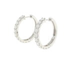 【新品】PT フープ ダイヤモンド ピアス 2.005CT【新品】