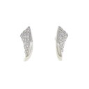 K18WG ダイヤモンド ピアス 0.30CT【中古】