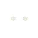 【新品】K18YG ダイヤモンド ピアス 0.523CT 0.520CT H SI1 VG【新品】